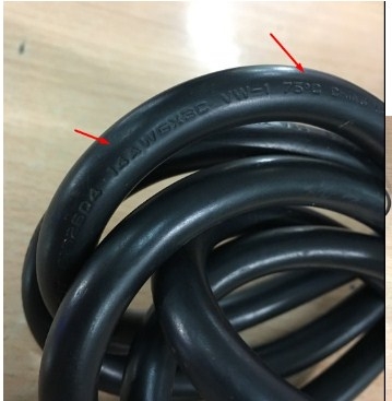 Dây Nguồn 3 Chân 2 Dẹt 1 Tròn Có Tiếp Địa CHING CHENG EL-302 EL-701 AC Power Cord Japan JIS C 8303 IEC C13 15A 125V 3X2.08mm 14AWG Length 2.5M