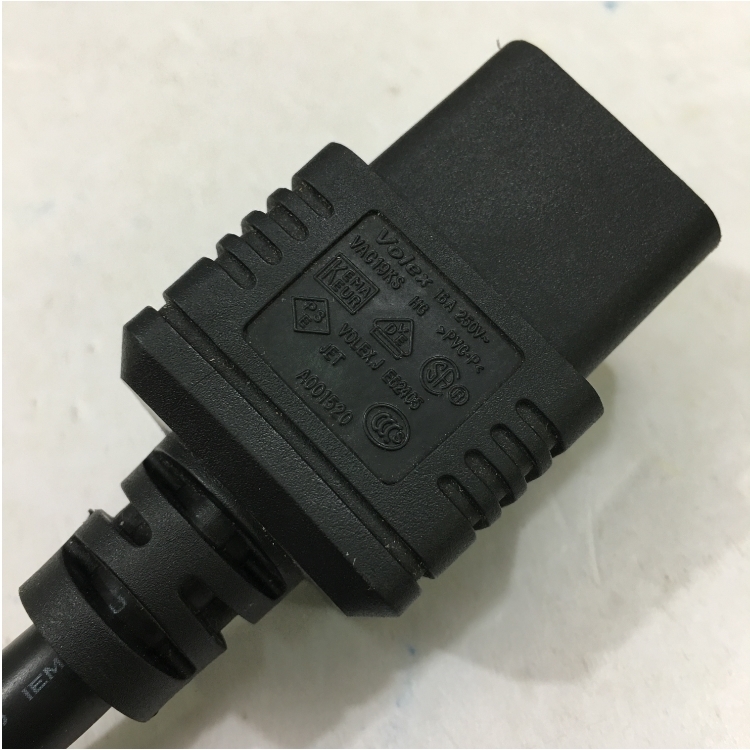 Dây Nguồn Máy Chủ APC AP8714S Locking AC Power Cord C19 to C20 16A 250V 14AWG 3x2.08mm² For Server IBM HP DELL LENOVO Và APC Smart-UPS SRT 8000VA RM 230V Length 0.6M