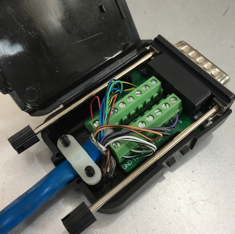 Cáp Kết Nối 15 Pin D-Sub DB15 Male to Male DB15 Screw Terminal Block Cable Length 3M