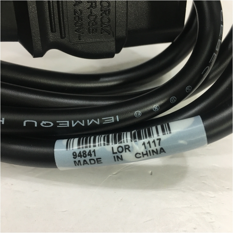 Dây Nguồn Cisco 72-0460 LOROM LR-023A LR-03B Chuẩn 2 Chân Đầu Tròn AC Power Cord Schuko CEE7 Euro Plug to C13 10A 250V 3x1.0mm² For Máy Chủ IBM DELL HP LENOVO Thiết Bị Mạng Cisco Huawei Và Thiết Bị Y Tế Length 2.5M