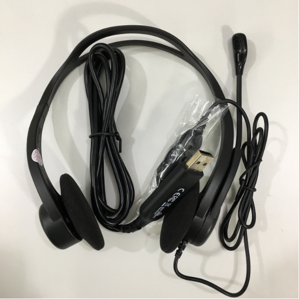 Tai Nghe Logitech H370 Cổng USB  Với Micro Khử Tiếng Ồn Tạp Âm Khi Đàm Thoại