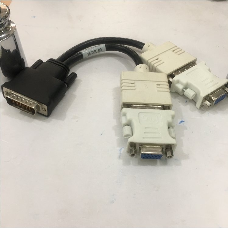 Cáp Chuyển Đổi Tín Hiệu Dell DMS-59 Pin To Dual VGA Molex Video Y Splitter Cables H9361 BIZ Length 21Cm