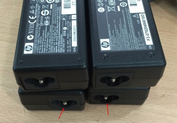 Adapter Original Printer HP Officejet 100 Mobile L411A L411 18.5V 3.5A 65W Connector Size 7.4mm x 5.0mm