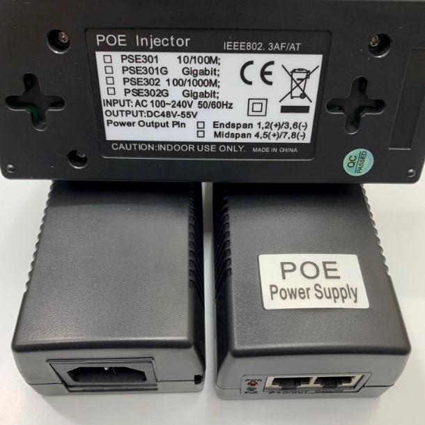 Adapter POE 48V - 55V 0.62A 30W Gigabit PoE Injector 10/100/1000Mbps POE+ IEEE 802.3AF/AT For Cisco Meraki MR36 MR44 MR46 MR56