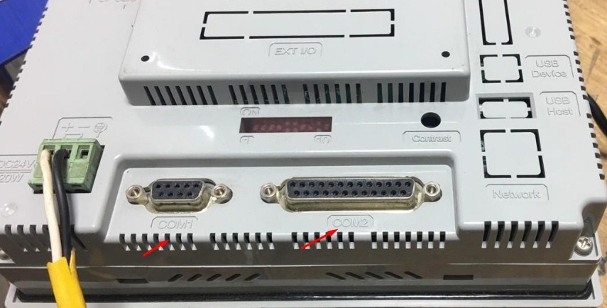 Cáp Lập Trình 1.8M 6ft Shielded Cable Port COM2 RS232 DB25 Male to DB9 Female For HMI Hitech PWS6A00T-P PWS Series witch Computer Communication Transmit Data Cable