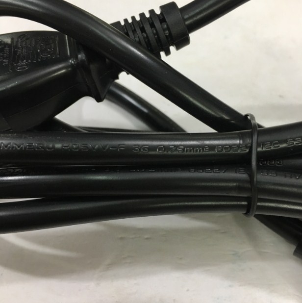 Dây Nguồn I-SHENG SP-305 IS-14 NEMA 5-15P to C13 AC Power Cord 10A 250V 3x0.75mm² 18AWG Length 1.9M