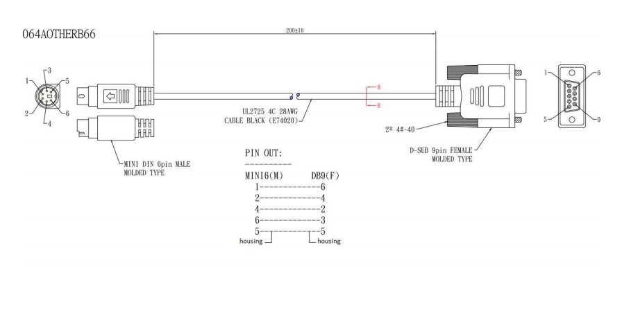 Cáp Serial RS232 Extension Cable DB9 Male to Female 10M Straight-Through For Điều Khiển Aver PTZ VC520 CAM520 CAM530 Với HC-JOY-G3 Joystick Controller