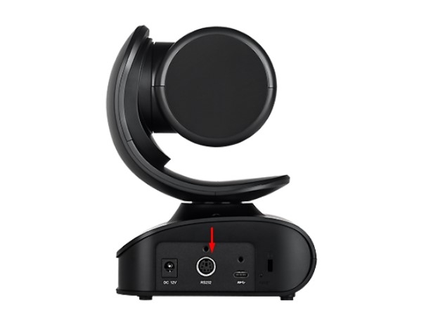Cáp Điều Khiển Từ Xa Camera Hội Nghị Truyền Hình Aver CAM540 Với Máy Tính Computer RS232 Cable Mini Din 6 Pin Male to DB9 Female Black Length 1.8M
