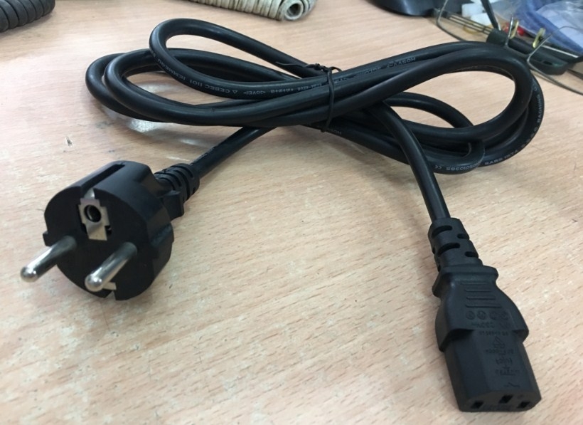 Dây Nguồn Cisco BIZLINK BP-370 BC-313 AC Power Cord Schuko CEE7 Euro Plug to IEC320 C13 16A 10A 250V 18AWG 3x1.0mm Length 2M