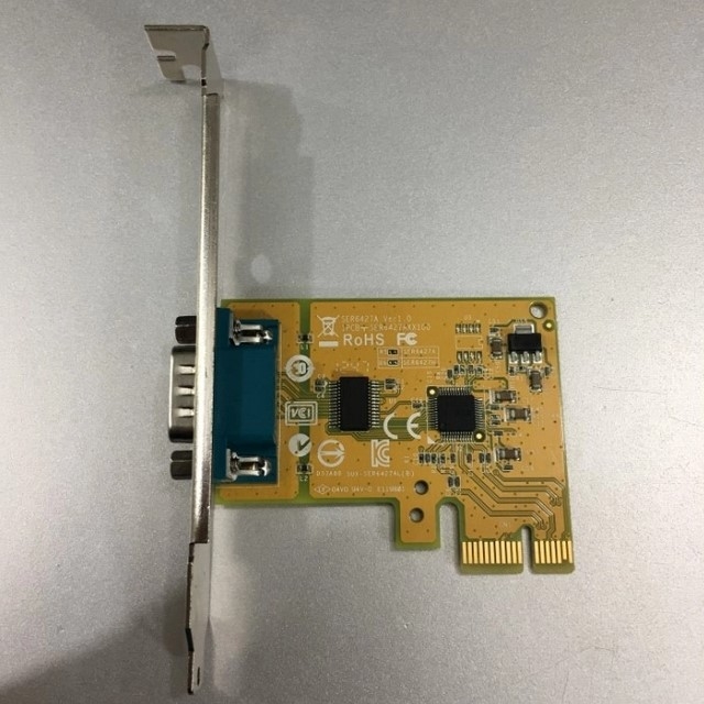 Card PCI Express to 1 Port RS232 Driver Software Support Windows 10, 11 For Kết Nối Bộ Số Hóa Họa Tiết May Mặc Với Computer Desktop MT