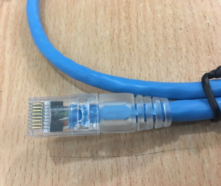 Dây Nhẩy COMMSCOPE Cat6 RJ45 UTP Patch Cord Straight-Through Cable 1859247-3 PVC Jacketed Blue Length 1M