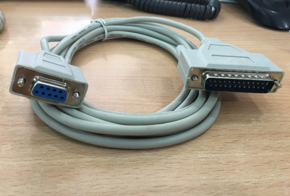 Cáp Lập Trình PLC Mitsubishi PC to Mitsubishi SC-02N/SC-05 Cable DB9 Female to DB25 Male 5M