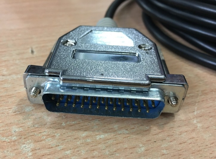 Cáp Máy Cắt Decal MIMAKI CF2-0912RC Cutter Plotter Serial Com Cable RS232 DB9 Female to DB25 Male Black Length 10M