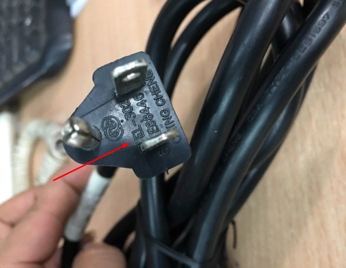 Dây Nguồn CHING CHENG E88446 EL-701 EL-302 NEMA 5-15P To C13 AC Power Cord 15A 125V 3x2.08mm 14AWG Length 2.5M