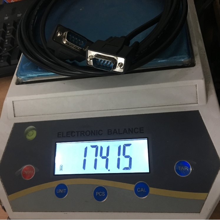 Cáp Cổng Com RS232 Hai Đầu Dương Dây Thẳng Chất Lượng Cao DB9 Extension Cable Straight Through RS232 DB9 Male to DB9 Male Black Length 3M