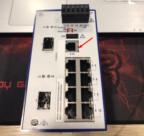Cáp Cấu Hình Switch Hirschmann Industrial Ethernet Terminal Cable 943 222-001 V.24 interface RS232 RJ11 4Pin 6P4C to DB9 Male Connector Length 5M