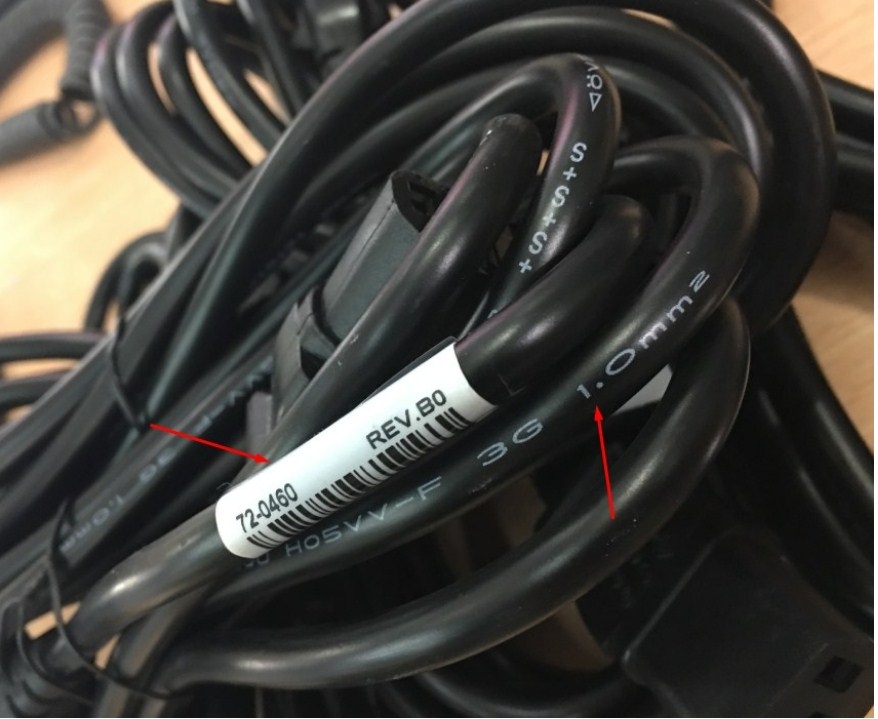 Dây Nguồn 2 Chân Tròn Cisco LOROM LR-023A LR-03B 72-0460 AC Power Cord Europe Plug Schuko CEE 7/7 to IEC320 C13 10A 250V 3x1.0mm For Thiết Bị Mạng Cisco Và Máy Chủ Length 2.4M