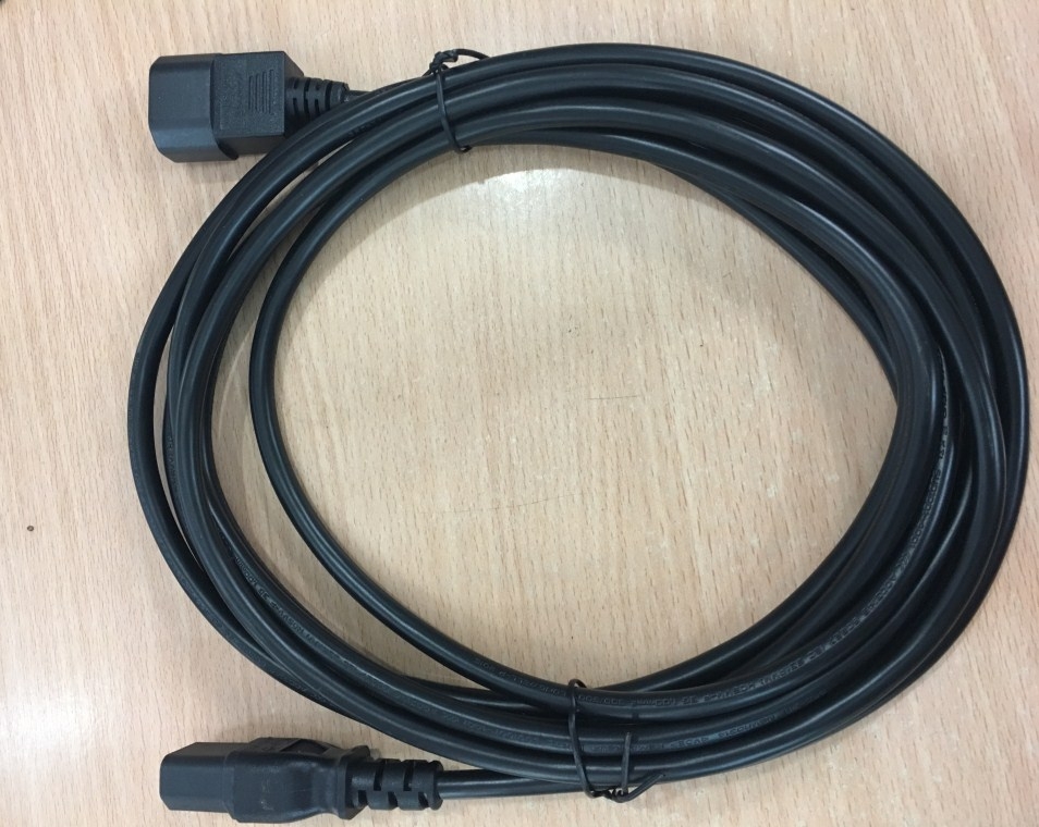 Dây Nguồn Điện Chính Hãng Longwell LS-14 to LS-60 AC Power Cord IEC60320 IEC C13 to IEC C14 10A 250V 3x1.0mm 18AWG For Server Rack Computer Desktop Cisco Jumper Dell 0Y086H Length 2.7M