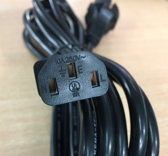Dây Nguồn 2 Chân Tròn DEREN DR-310 DK-390 AC Power Cord Europe Plug Schuko CEE 7/7 to IEC320 C13 10A 250V 3x1.0mm For Thiết Bị Mạng Cisco Và Máy Chủ Length 3M