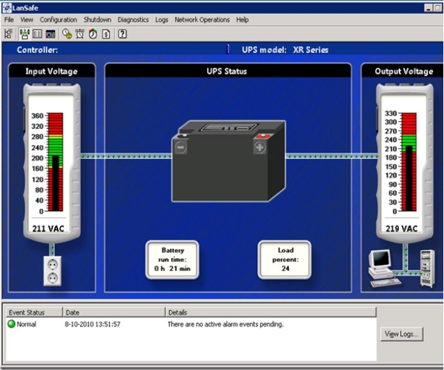Cáp điều khiển UPS Eaton Powerware LanSafe Webview Software - Eaton Power RS232 Serial DB9 Male to DB9 Female Black Length 3M