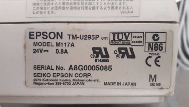 Cáp Máy in EPSON TM-U295P MODEL M117A Với Cân Điện Tử HOLBRIGHT WEIGHING HB-8220TSC Cable CN36 Parallel to D-Sub 15 Pin Male Dài 3M Epson Ticket Printer