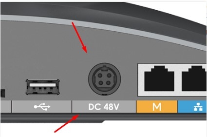 Adapter 48V 2.5A FSP120-AFB Connector Size 4 Pin Mini Din 10mm For Grandstream GVC3220 Video Conferencing 4K Ultra HD Video
