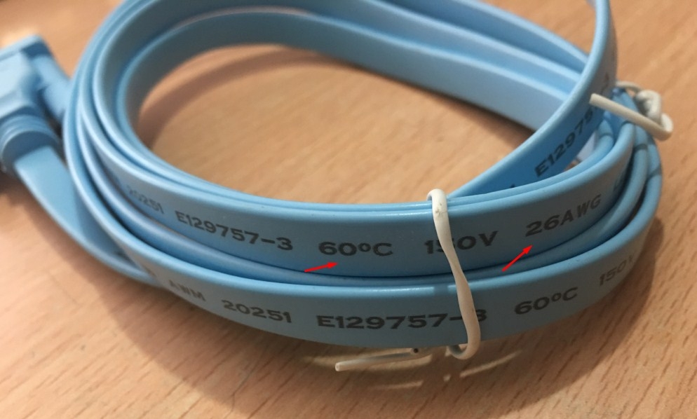 Cáp Điều Khiển Truyền Dữ Liệu Chuyên Dụng Cho Công Tơ Điện Lực Đo Xa Cisco RS232 DB9 Female to RJ12 6P6C 26AWG Flat Blue Length 1.8M