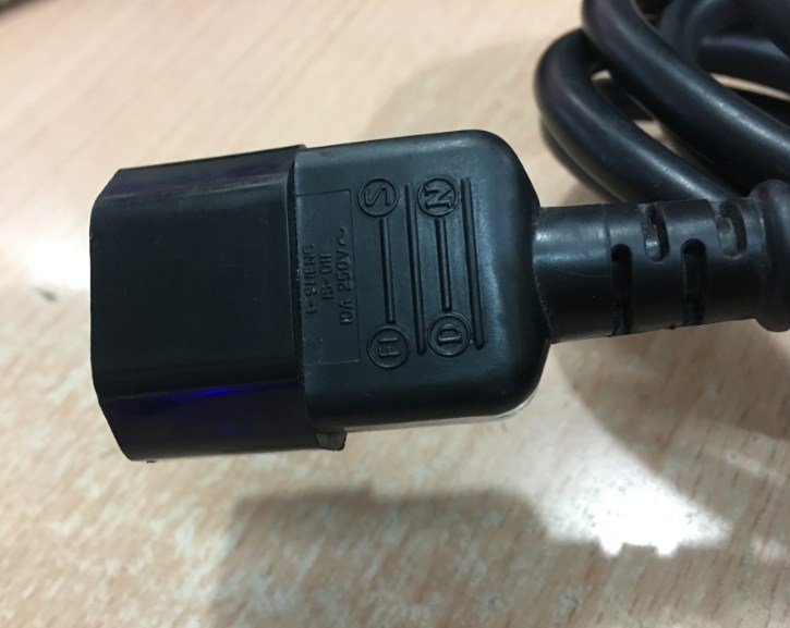 Dây Nguồn Máy Chủ Chính Hãng APC AP9870 I-SHENG IS-14 IS-001 AC Power Cord IEC60320 IEC C13 to C14 10A 250V 3x1.0mm Length 2M