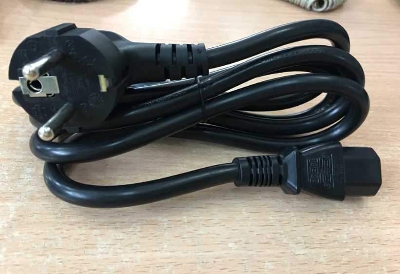 Dây Nguồn Máy Chủ IBM HP DELL LENOVO Server AC Power Cord Schuko CEE7 Euro Plug to IEC320 C13 QT DTIII -2P-05 16A 10A 250V 18AWG 3x1.5mm Length 1.5M