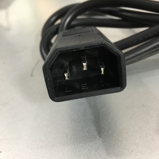 Dây Nguồn Laptop Power Adapter Cord C14 to C5 LINETEK LS-15 2.5A 250V 18AWG 3x0.75mm² Length 1.8M