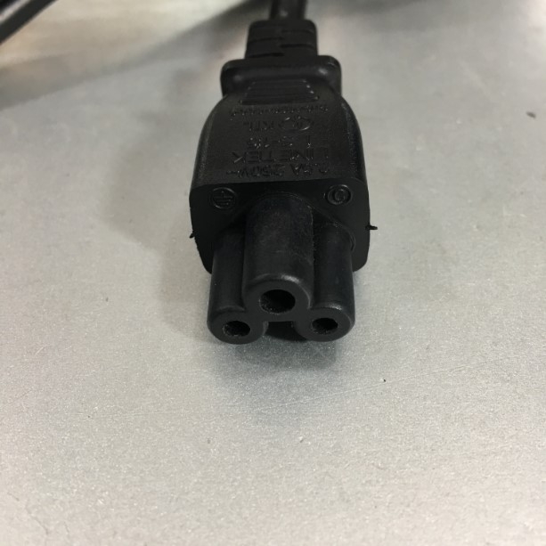 Dây Nguồn Laptop Power Adapter Cord C14 to C5 LINETEK LS-15 2.5A 250V 18AWG 3x0.75mm² Length 1.8M