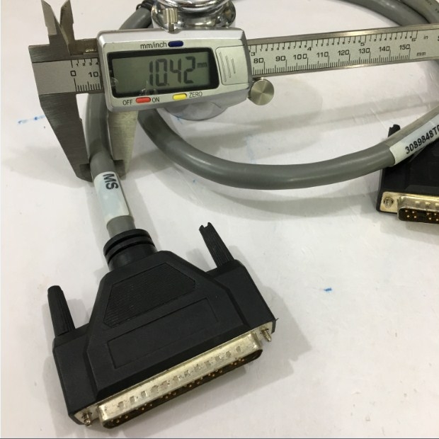 Cáp Kết Nối DB37 Male to DB37 Male Serial Cable ISSUE B 3089848T04 PVC Black Length 1.2M