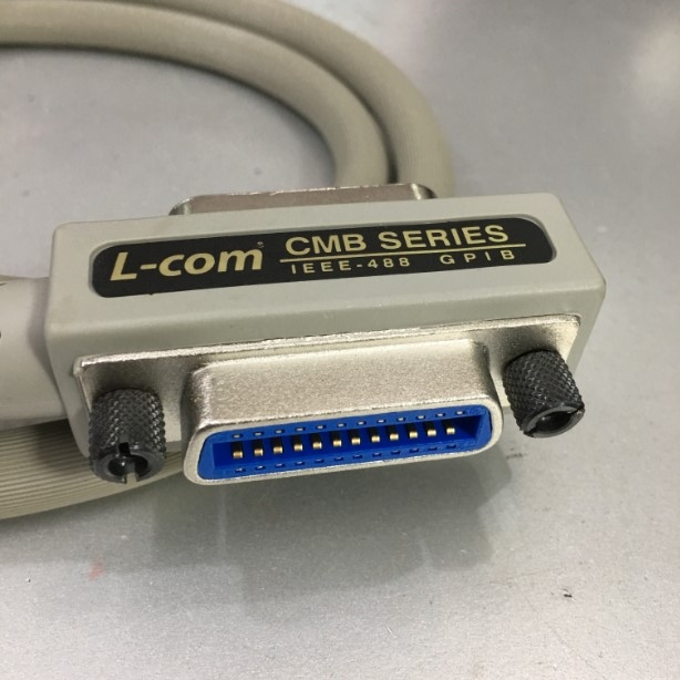 Cáp Kết Nối Chính Hãng L-Com CMB Series IEEE-488 GPIB Cable CMB24-1M GPIB Interface IEEE Male/Female Connector Chuẩn IEEE-488 GPIB 24 Pin interface Cable For PLC DCS SERVO Control Length 1M