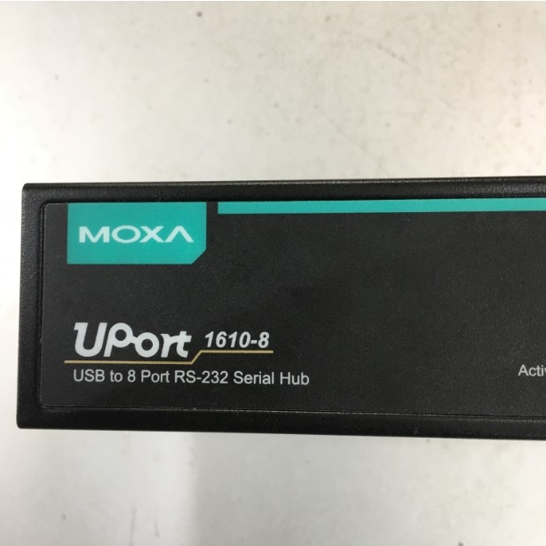 Bộ Chuyển Đổi MOXA UPort 1610-8 USB to 8 Port RS-232 Serial Hub For Điều Khiển Công Nghiệp, Thiết Bị Y Tế, Hệ Thống Giám Sát