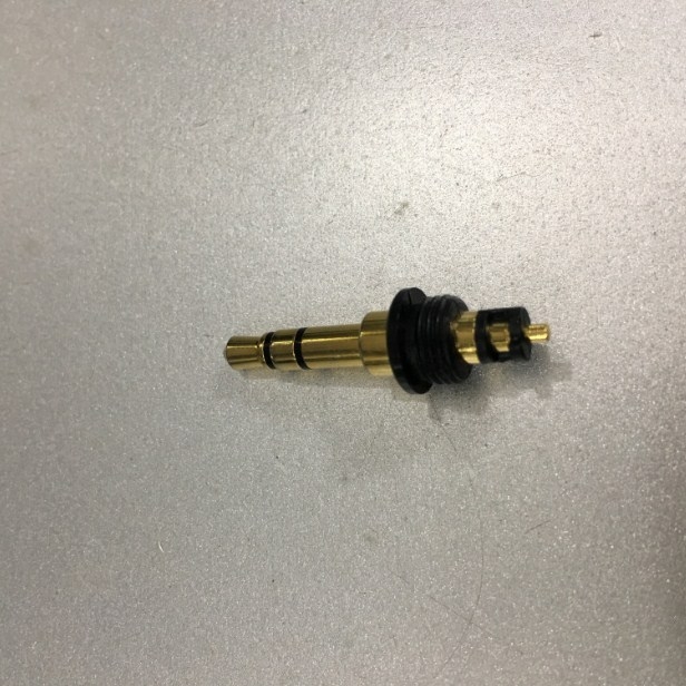 Rắc Hàn MPS Falcon Jack 3.5mm 3 Pole Gold Plated Repair Headphone Jack Audio Connector Cable Diameter 6mm Gray