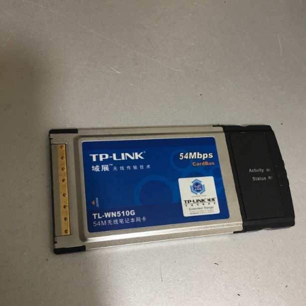 PCMCIA CardBus 54mm to Wireless TP-LINK LT-WN510G 2.4GHz 54Mbps Adapter