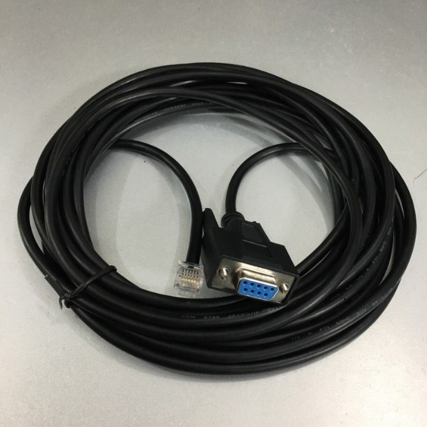 Cáp Cấu Hình Switch Hirschmann Industrial Ethernet Terminal Cable 943 301-001 V.24 interface RS232 RJ11 4Pin 4P4C to DB9 Female Connector Length 5M
