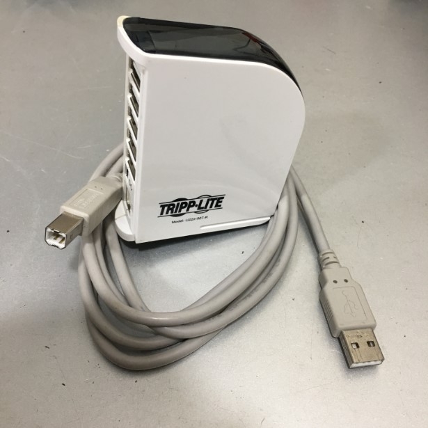 Bộ Chia Cổng 7 Port Hup USB 2.0 Tripp Lite U222-007-R White For Thiết Bị Hội Nghị Truyền Hình Camera Printer Scanner Hard Drive