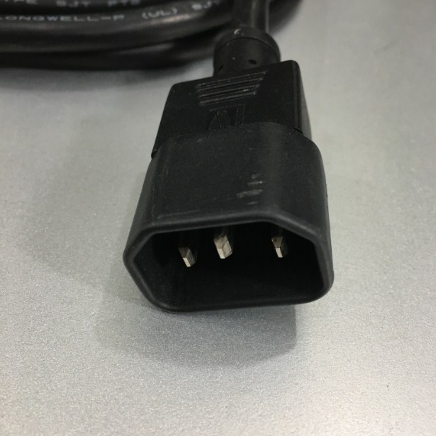 Dây Nguồn Máy Chủ Computer Server Cable Power Cord IEC C14 to C19 LONGWELL LS-14 LS-19 10A 250V 18AWG 3x1.0mm² For Rack Mount PDU UPS Length 3M