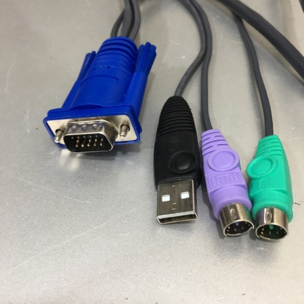 Cáp Điều Khiển ATEN 1.2M PS/2-USB KVM Cable - 2L-5301UP ATEN KVM Switch