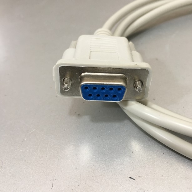 Cáp Kết Nối RS232 Communication Cable Crossover Serial DB9 Female to DB9 Female Grey Length 1.5M