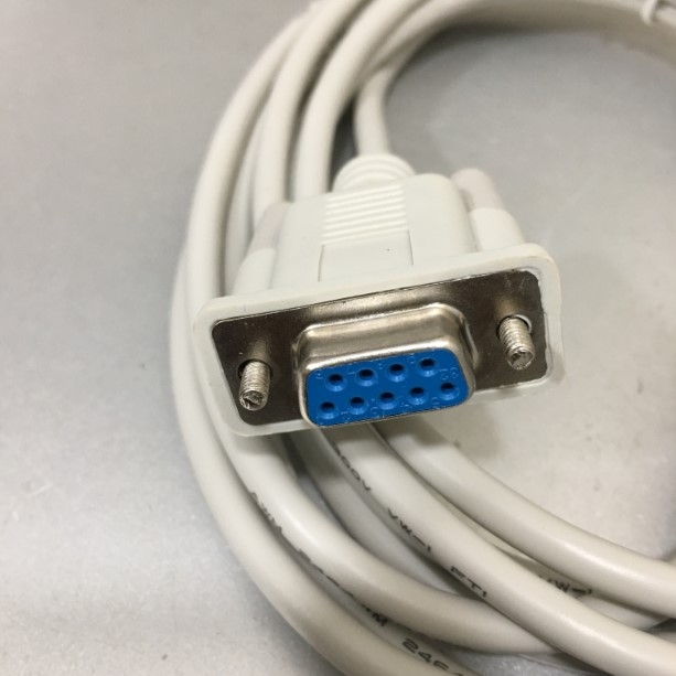 Cáp Kết Nối RS232 Communication Cable Crossover Serial DB9 Female to DB9 Female Grey Length 3M