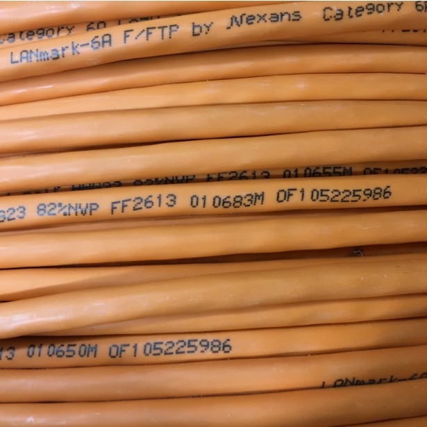 Cáp Mạng Nexans LANMARK-6A F/FTP AWG23 CAT 6A LSZH 10GBase-T and up to 500MHz ORANGE Cuộn Dài 305M REEL P.N100.692G
