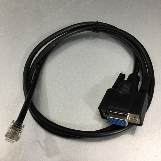 Cáp Kết Nối Máy In Nhiệt Martel MCP7810-159 RS232 Thermal Printer Với Máy Xét Nghiệp Huyết Học HemoCue HbA1c 501 Analyzer Communication Cable RS232C RJ12 6P6C 6 Pin Male to DB9 Female Black Length 0.5M