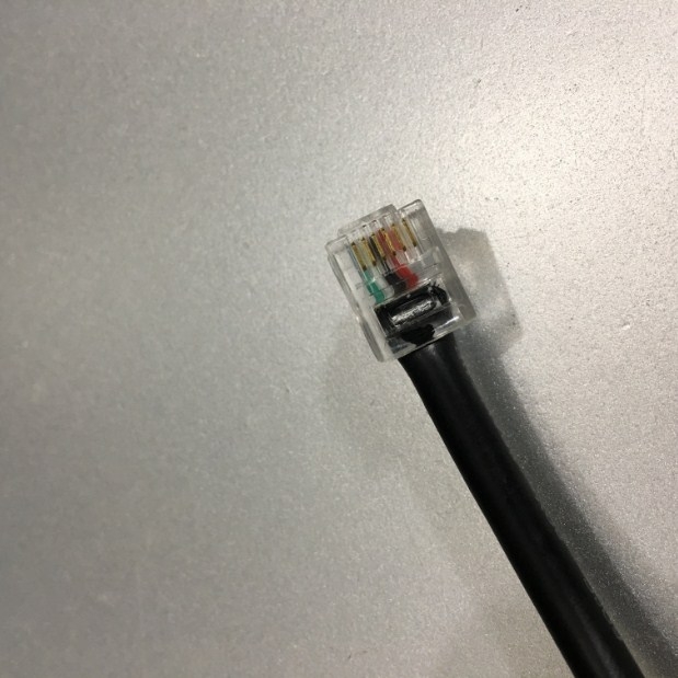 Cáp Kết Nối Máy In Nhiệt Martel MCP7810-159 RS232 Thermal Printer Với Máy Xét Nghiệp Huyết Học HemoCue HbA1c 501 Analyzer Communication Cable RS232C RJ12 6P6C 6 Pin Male to DB9 Female Black Length 2M