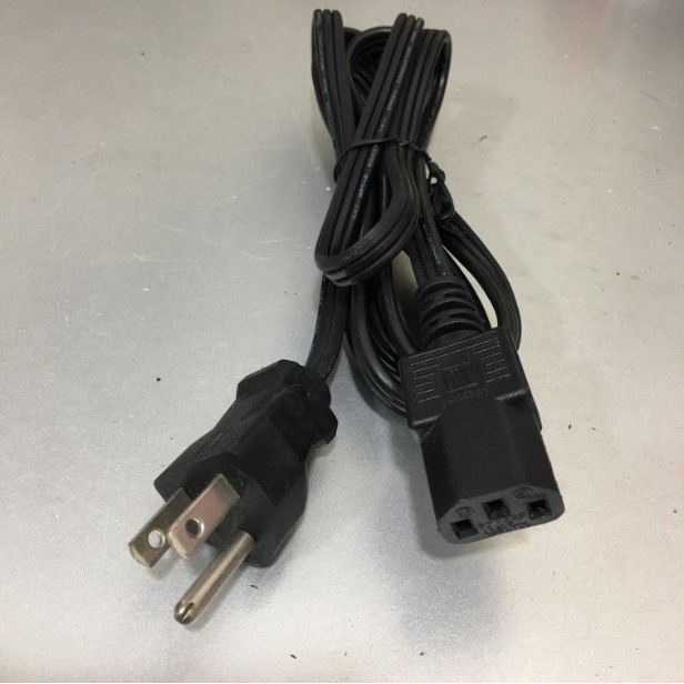 Dây Nguồn Dẹt Japan Power Cord Flat JIS 8303 to IEC 60320 C13 LONGWELL LP-31 LS-13 10A 125V 18AWG 3x0.824mm² Length 1.8M