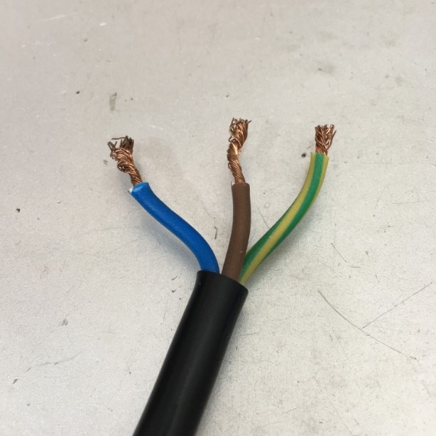 Đây Nguồn Đấu Bo Mạch Juniper BS1363/A UK Plug Power Wire Electrical Power Cord AC DC Power Supply Extension Cable 250V 13A 16AWG 3x1.5mm² H05VV-F OD 8.4mm length 2.5M