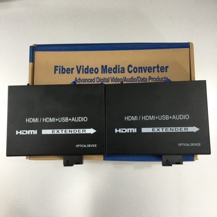 Cặp Bộ Chuyển Đổi Quang ET-HDMI Extender Fiber Video Media Converter Advanced Digital Video Converter HDMI To HDMI Single-Mode 20 Km SC 2 Unit/PAIR