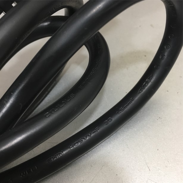Đây Nguồn Đấu Bo Mạch Bare Wire to IEC C20 Electrical Power Cord AC DC Power Supply Extension Cable 250V 16A 14AWG 3x1.5mm² H05VV-F OD 9.2mm length 2.5M