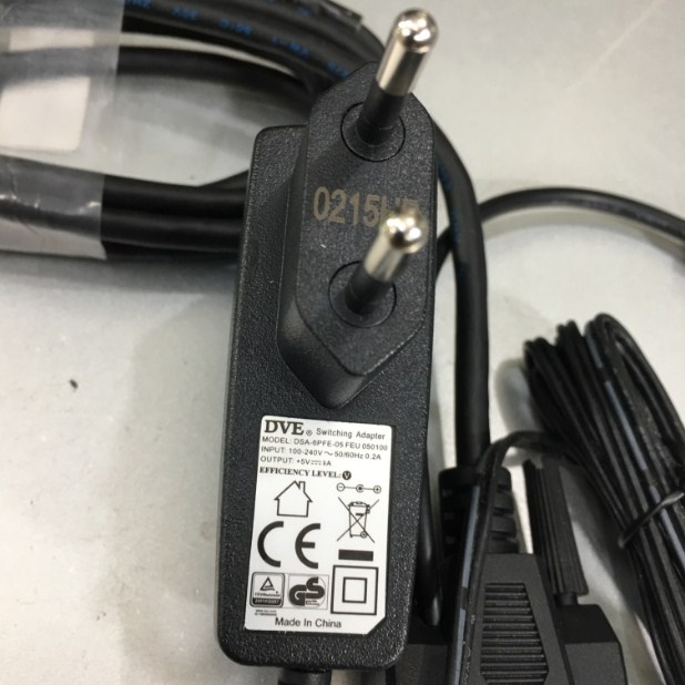 Bộ Cáp Và Sạc Máy Quét Mã Vạch Datalogic CAB-434 RS-232 Cable Coiled 5V External Power For Datalogic D8330 M8300 D9300 Barcode Scanner Black Length 1.8M